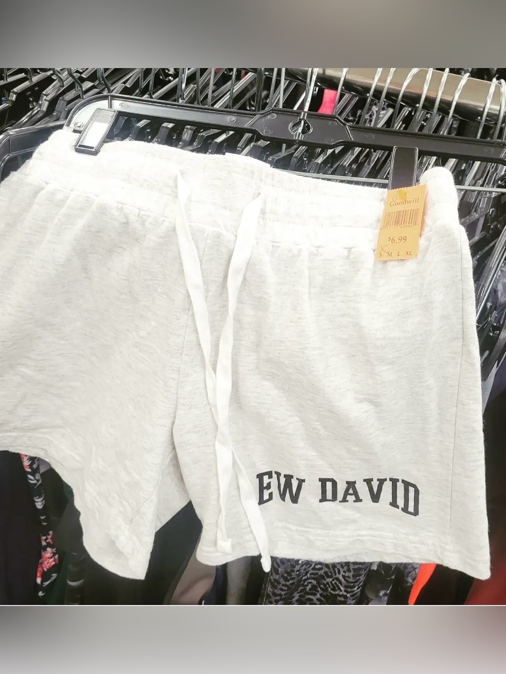 Schitt's Creek “Ew David” Juniors S lounge shorts Grey NWOT